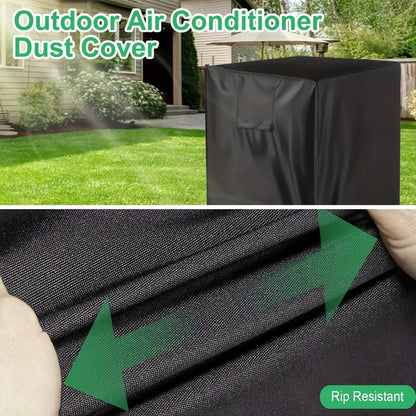 Outdoor AC Unit Cover 30x30x32 Inch Waterproof | Air Conditioner Protector with Drawstring Closure for Condenser & HVAC