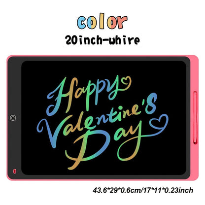 Large LCD Drawing Tablet for Kids 16 & 20 Inch, Colorful Erasable Electronic Doodle Board Reusable Writing Pad