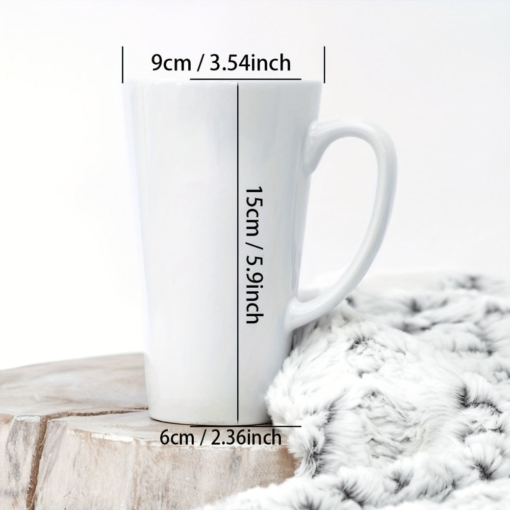 Custom Photo Mug 17 Oz, Personalized Ceramic Coffee Mug with Name, Photo & Logo Print, Color Changing Option