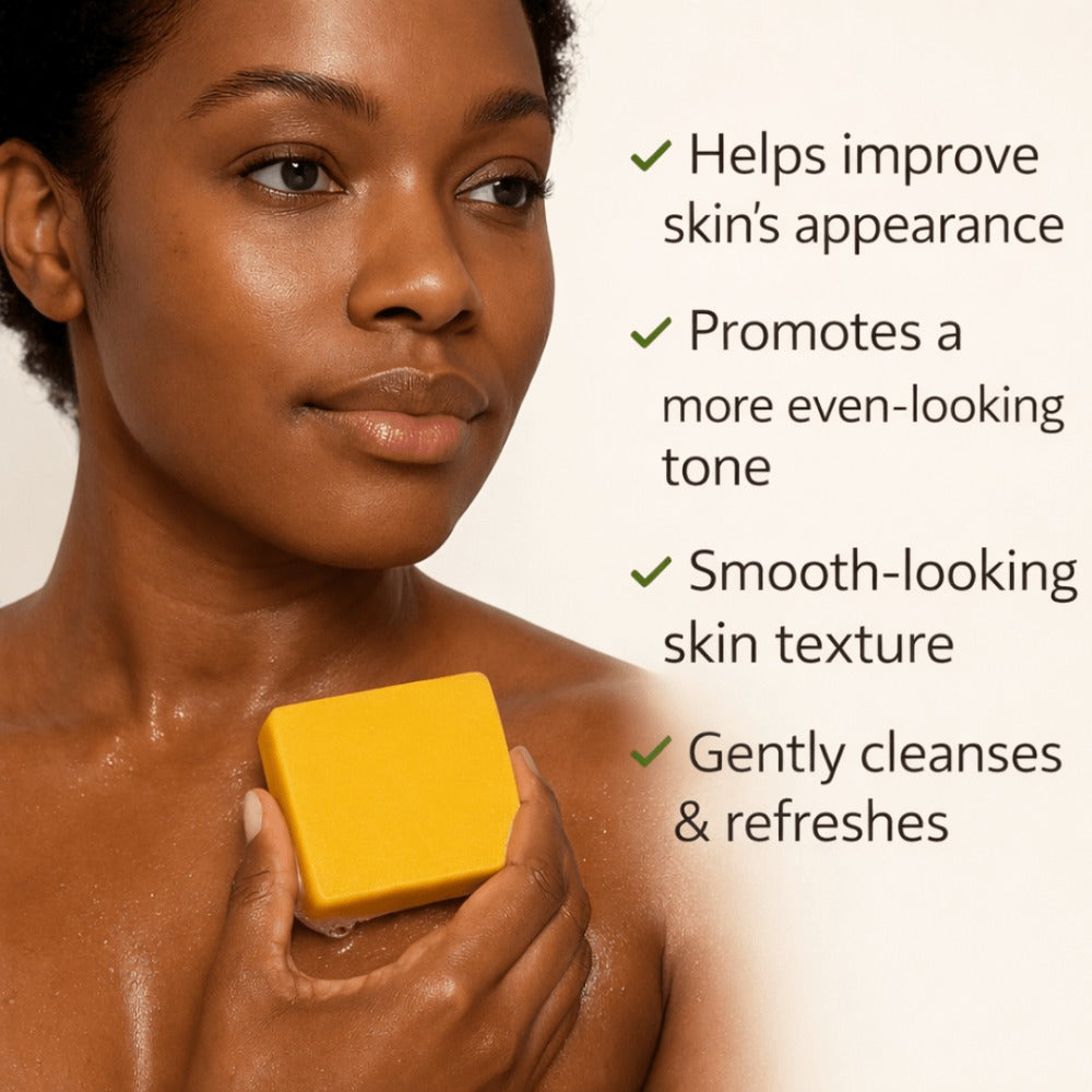 Kojic Acid Turmeric Soap Bar Handmade 3-Pack & 5-Pack – Lemon Oil Coconut Oil Goat Milk Brightening Cleansing Bar for Face & Body Acne Dark