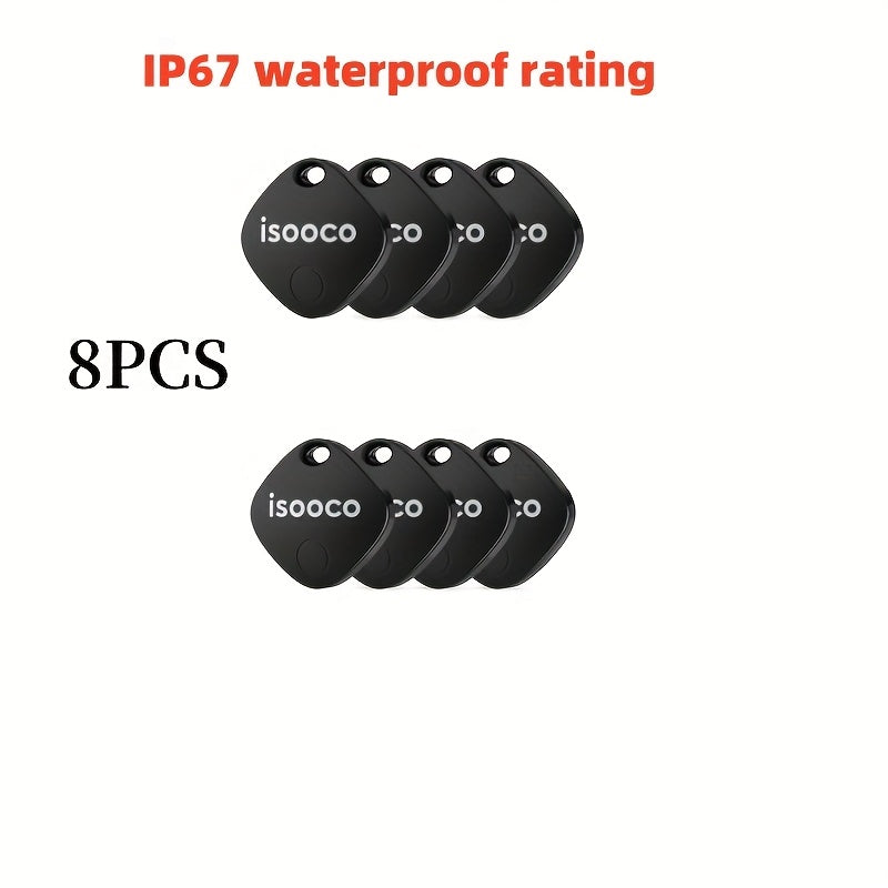 GPS Tracker 8 Pack Smart Anti-Theft Real-Time Location Tracking Tags for Vehicle Bicycle Motorcycle Wallet Keychain School Bag Luggage Item