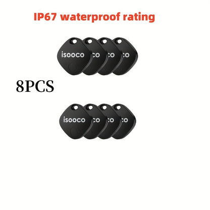 GPS Tracker 8 Pack Smart Anti-Theft Real-Time Location Tracking Tags for Vehicle Bicycle Motorcycle Wallet Keychain School Bag Luggage Item