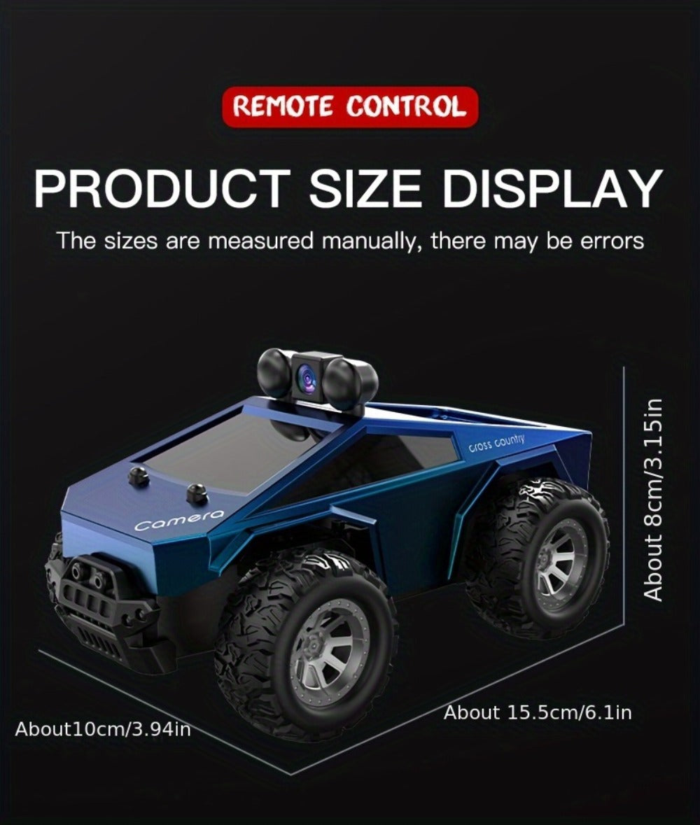 RC Off-Road Pickup Truck 1:28 Scale with 480P HD Camera, 2.4GHz App Control & Virtual Reality Function