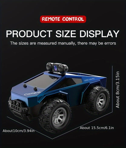 RC Off-Road Pickup Truck 1:28 Scale with 480P HD Camera, 2.4GHz App Control & Virtual Reality Function