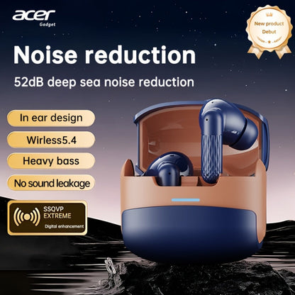 ANC Wireless Earbuds Acer Official TWS In-Ear Active Noise Cancellation Spatial Audio for Bedside Audio, Alarms and Room Entertainment
