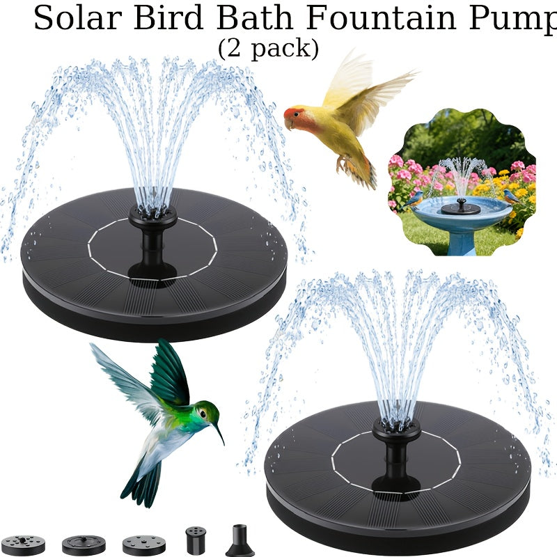Solar Fountain Pump for Garden, Patio and Yard Use, with the Listed Configuration, for Everyday Use and Organized Storage