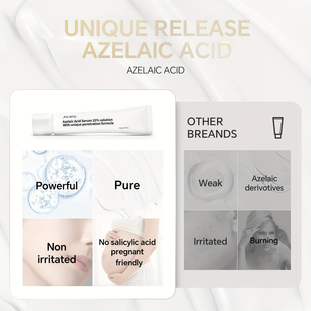 Azelaic Acid Serum 10% with Salmon DNA PDRN, Corrector & Skin Tone Evener, Fragrance-Free Face Serum for Sensitive Skin