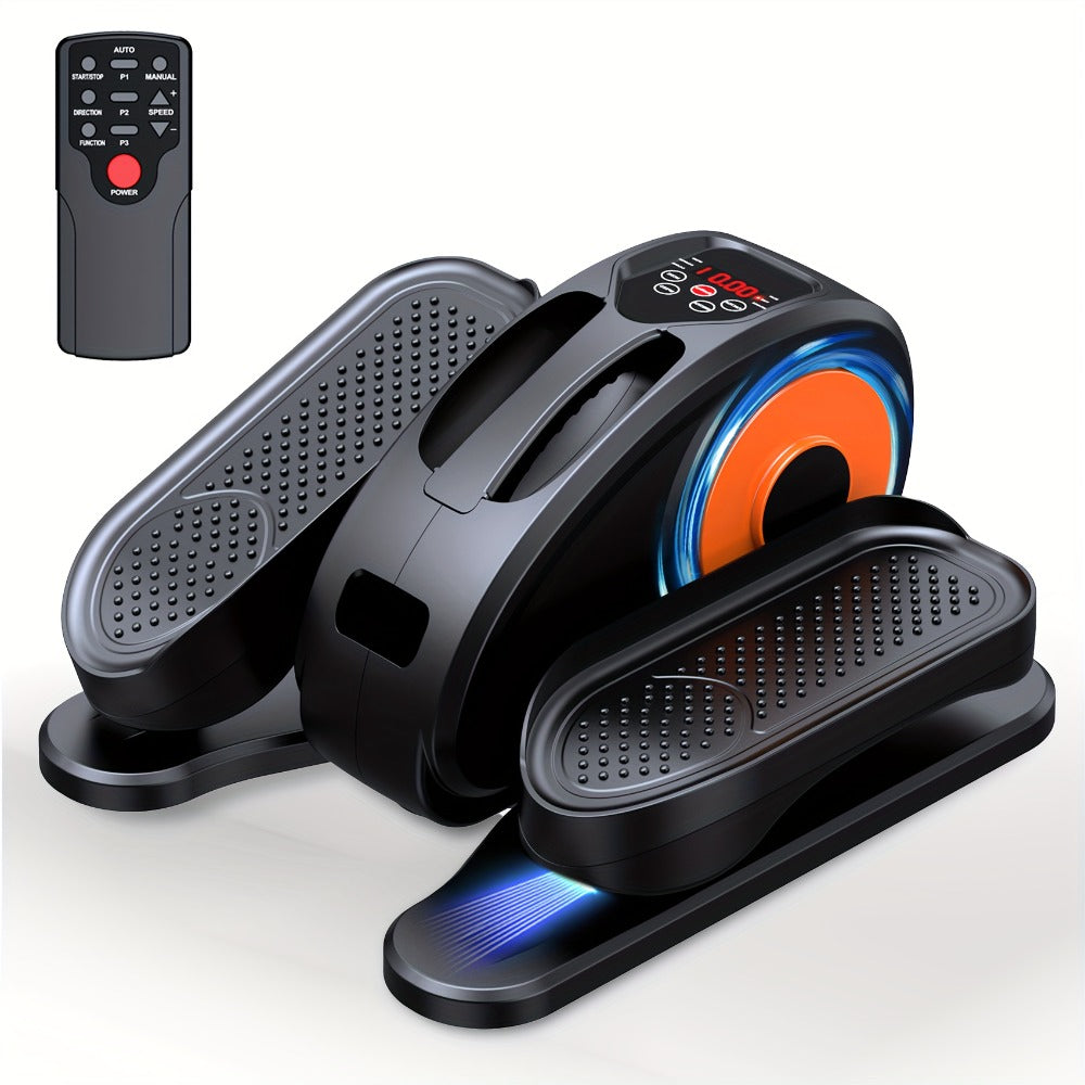 Under Desk Elliptical Machine with Remote Control for Entryways, Bedrooms and Living Spaces