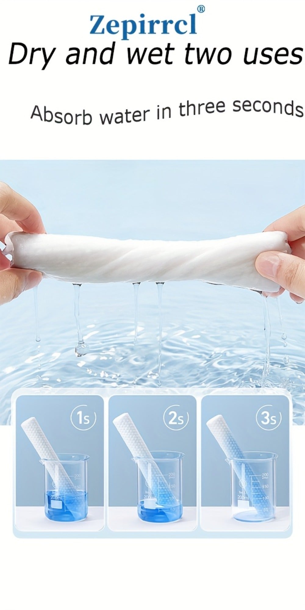 Extra Large Disposable Facial Cleansing Tissues 26×30cm – Thickened Ultra-Soft Cotton Wipes for Face Washing & Makeup Removal