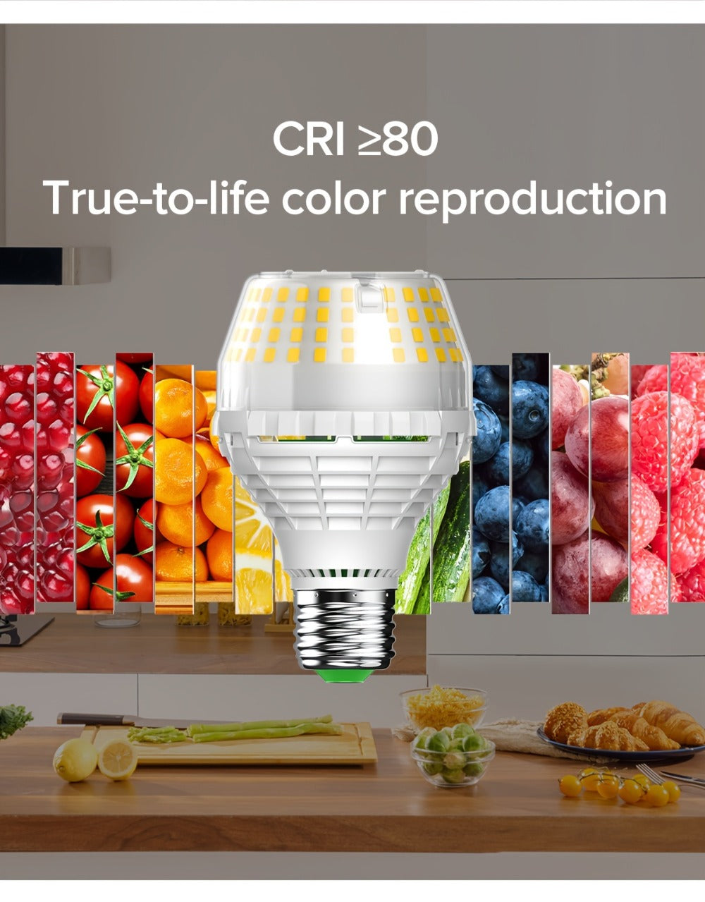 SANSI A19 LED Light Bulb, 20W E26 with 3000-Lumen Marking in 3000K Warm or 5000K Daylight White