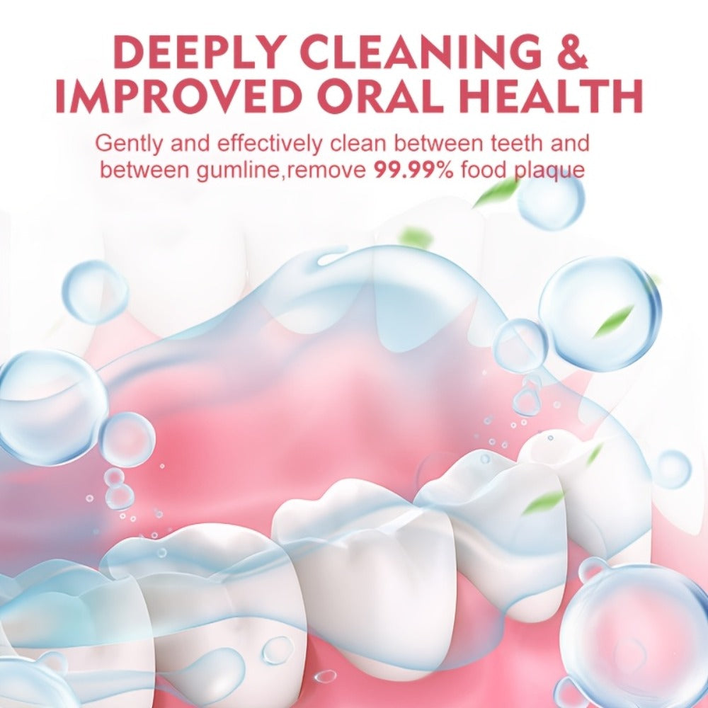 Water Flosser Cordless Oral Irrigator with Five Modes, Five Jet Tips, 1800mAh Battery and Pink or Black Options