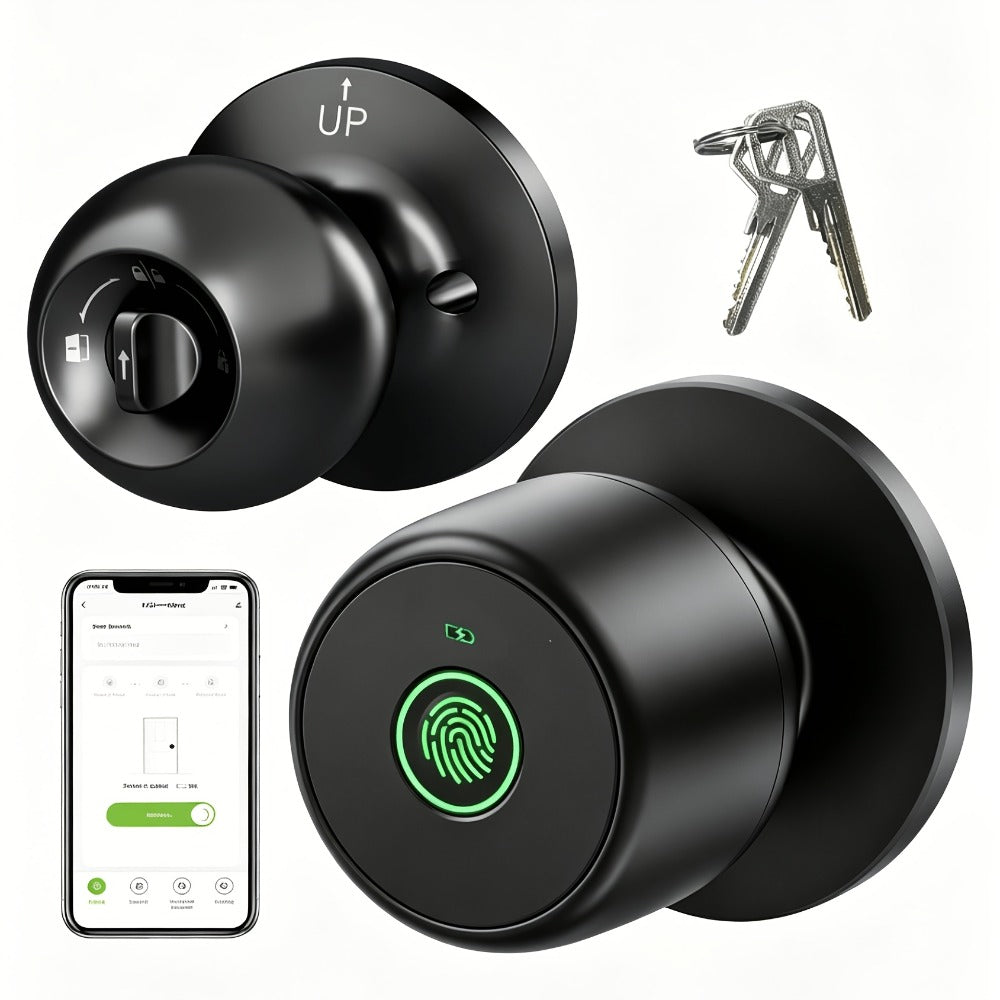 Smart Door Lock GHome K10 K10 PRO K20 and KD03 PRO Knob Models with Three or Four Access Methods