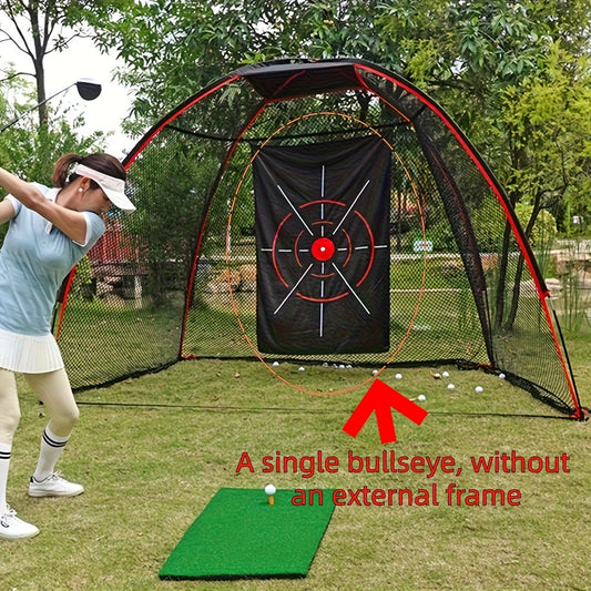 Golf Practice Target Frameless No-Net Design | Portable Indoor & Outdoor Golf Training Aid with Multiple Target Zones for Home Driveway