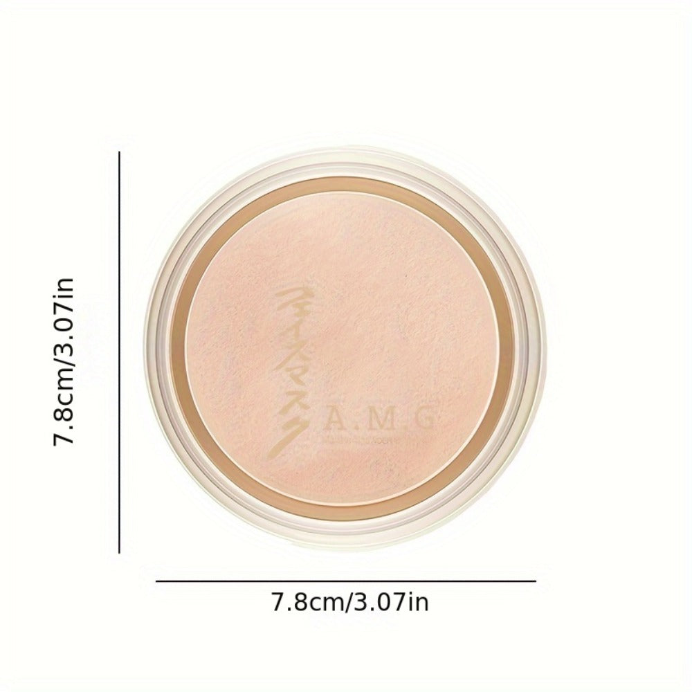 Oil Control Setting Powder Kit with Concealer Puff & Brush – Wet & Dry Dual Formula, Water-Resistant Long-Lasting Matte Finish Face Makeup