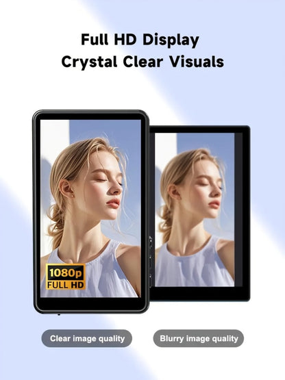 Magnetic Selfie Monitor Screen for Vlogging & Live Streaming, Rear-Facing Main Camera Display for iPhone & Android