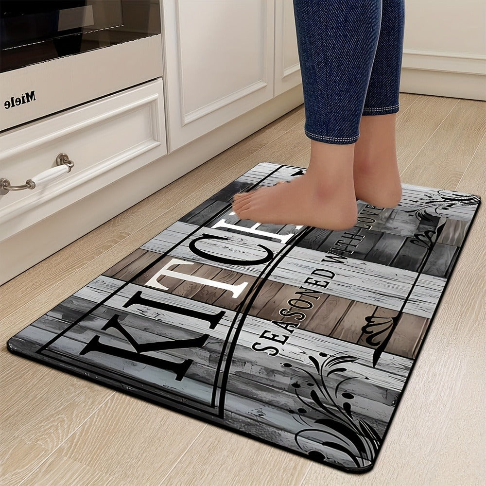 Diatomite Bath Mat Set 2 Piece – Diatom Mud Anti-Slip Floor Mat for Bathroom, Kitchen & Laundry Room