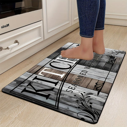 Diatomite Bath Mat Set 2 Piece – Diatom Mud Anti-Slip Floor Mat for Bathroom, Kitchen & Laundry Room