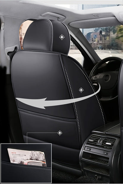 Padded Car Seat Covers in Five Colors with Single Front, Front Pair or Five-Seat Set Options
