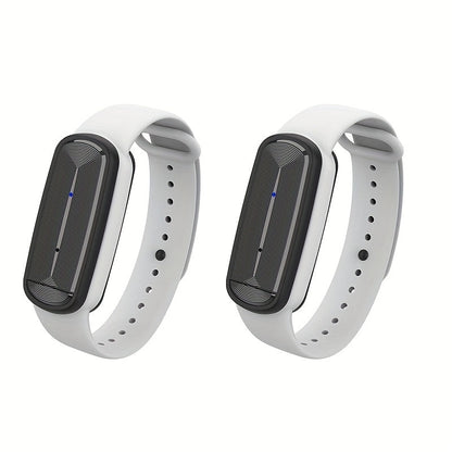 Mosquito Bracelet, Ultrasonic Soundwave Technology, USB Rechargeable, Wristband for Camping Outdoor Hiking Travel