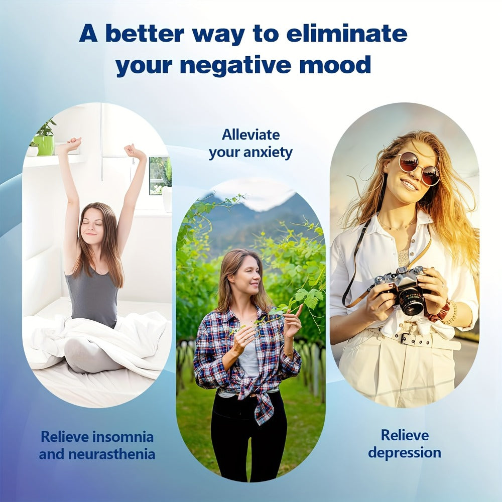 Sleep Aid Device EMS Microcurrent Therapy, Rechargeable Portable Insomnia & Anxiety Reduction Device for Deep Sleep Improvement