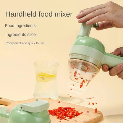Mini Electric Food Chopper Portable USB Rechargeable 1 Cup Multifunctional Food Processor for Bath Time, Home Spa and Personal Care
