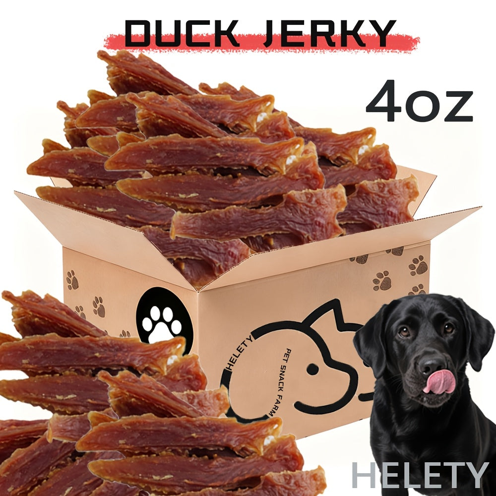 Dog Treats Duck Jerky Bundle with Bite, Duo and Mixed Chew Choices in Five Retained Pack Options