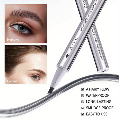 Waterproof Eyebrow Pen Fluffy Quick-Dry, for Makeup, Travel and Everyday Vanity Use, with the Listed Configuration