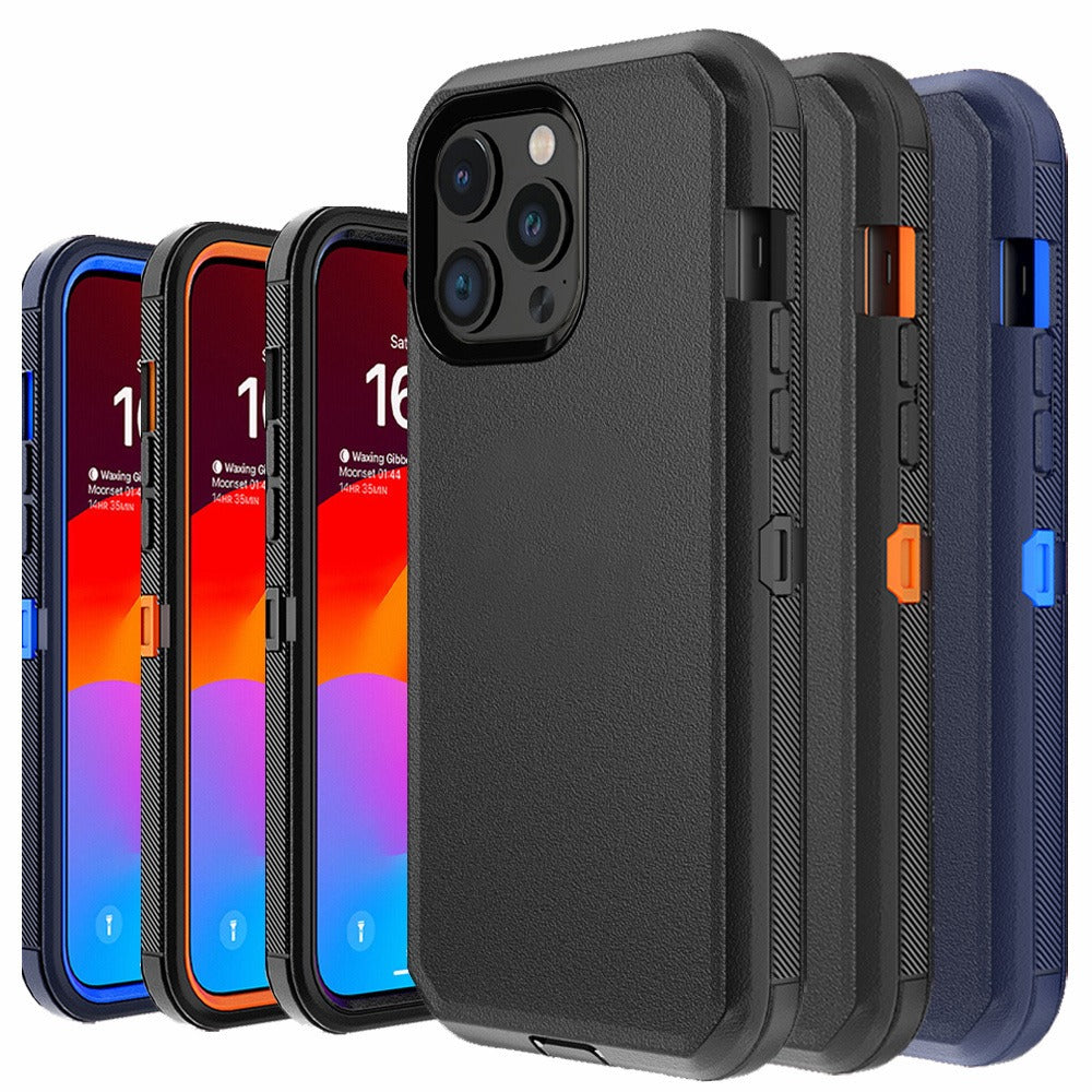 Rugged Armor iPhone 15 Case Shockproof Military-Grade Dual Layer Bumper Drop Protection Cover for iPhone 15 Pro Max 15 Plus 15 Pro 15