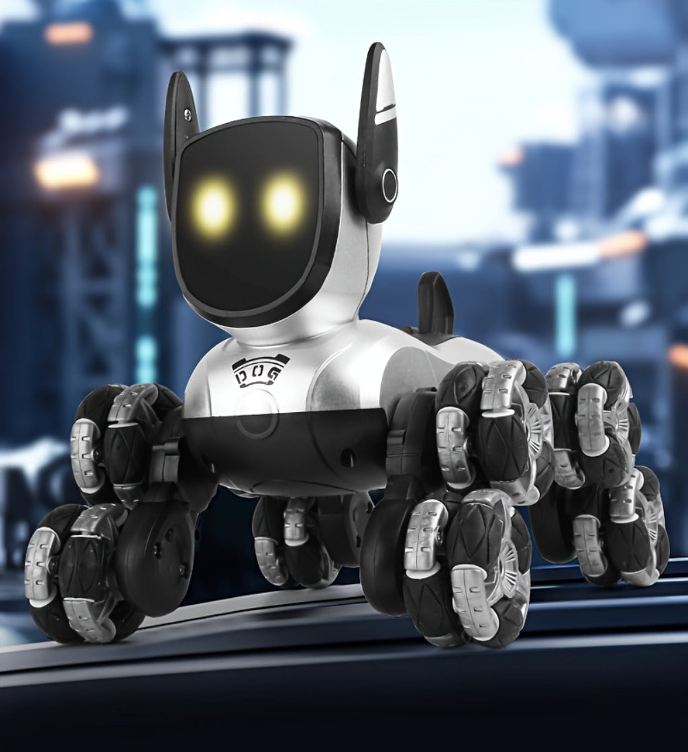 Robot Dog Toy for Kids, RC Smart Interactive Electronic Pet with Remote Control, Music & Action Show