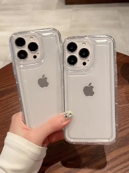 5-Pack Clear Shockproof iPhone Case Bundle Transparent Anti-Drop TPU Cover for iPhone 16 15 14 13 12 11 X XS Pro Max Plus