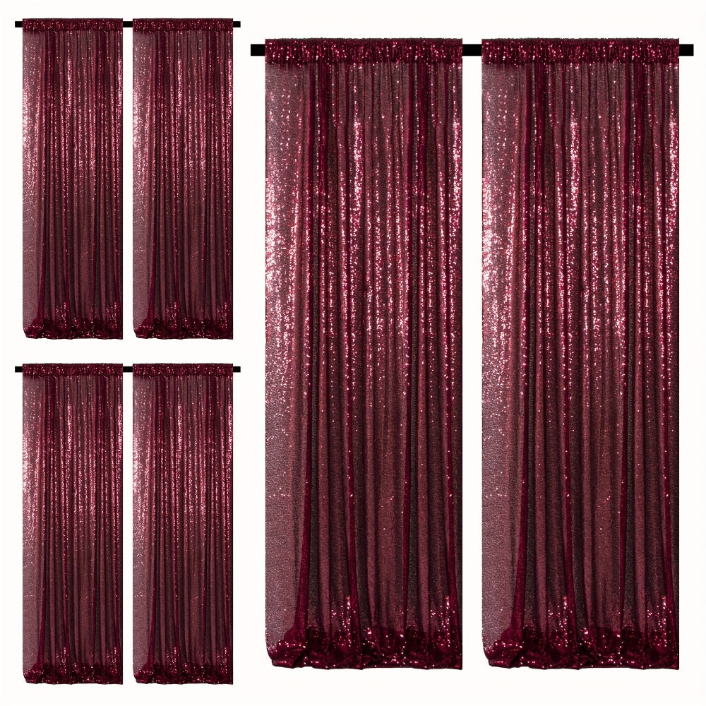 Sequin Backdrop Curtains 2FTx8FT Glitter Photography Background Panels for Party Wedding Birthday for an Everyday Personal Care Routine