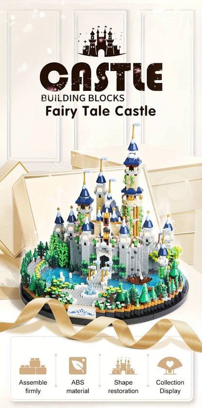 3600PCS Princess Castle Building Blocks Fairytale Palace STEM Micro Brick Architecture Kit for Girls Ages 8+