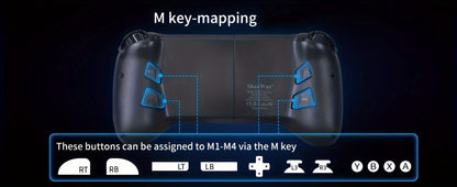 Wireless Mobile Gaming Controller Bluetooth 5.0 Retractable Gamepad, ShanWan Q13 for iPhone Android PC Steam