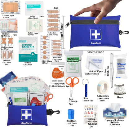 First Aid Kit in B373, B143 Mini or 152-Piece Configurations with Red, Orange and Blue Case Options