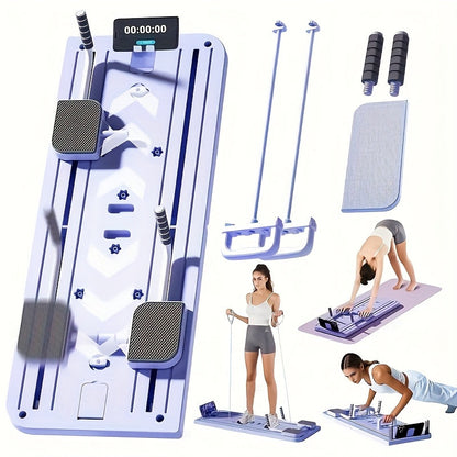 Ab Workout Board 8-in-1 Multifunctional Pilates Board Set – Core Exerciser for Waist & Abdomen Strength Training