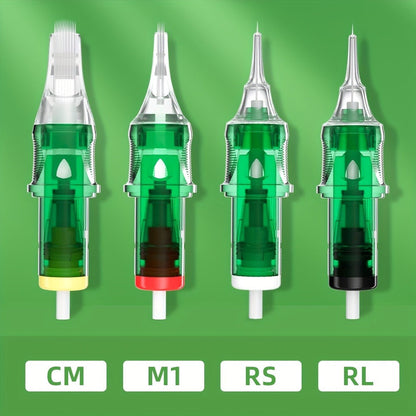 Tattoo Cartridge Needles with MAGICCREATOR Label, 20-Piece Box with 25 RL RS CM M1 Options