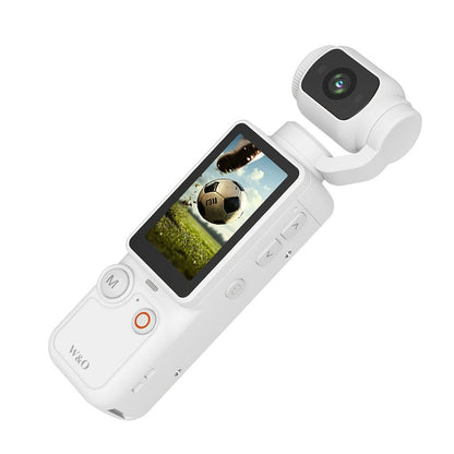 Ultra-Lightweight 4-in-1 Action Camera 1080P | 360° Rotating Lens, Image Stabilization & One-Click Recording