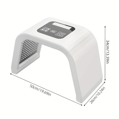 7 Color LED Skin Care Device Photon Therapy Spectrometer Wrinkle Acne Treatment Face for Entryways, Bedrooms and Living Spaces
