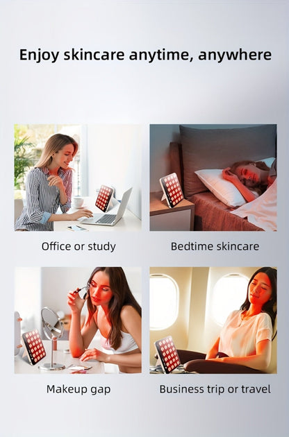 LED Light Therapy Device for Face & Body with Stand - Home Spa for Entryways, Bedrooms and Living Spaces