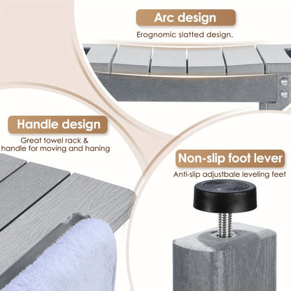 Shower Stool Bathroom Bench Bath Seat for Elderly Seniors Disabled Adults Inside Shower Tub Sturdy Bathroom Chair