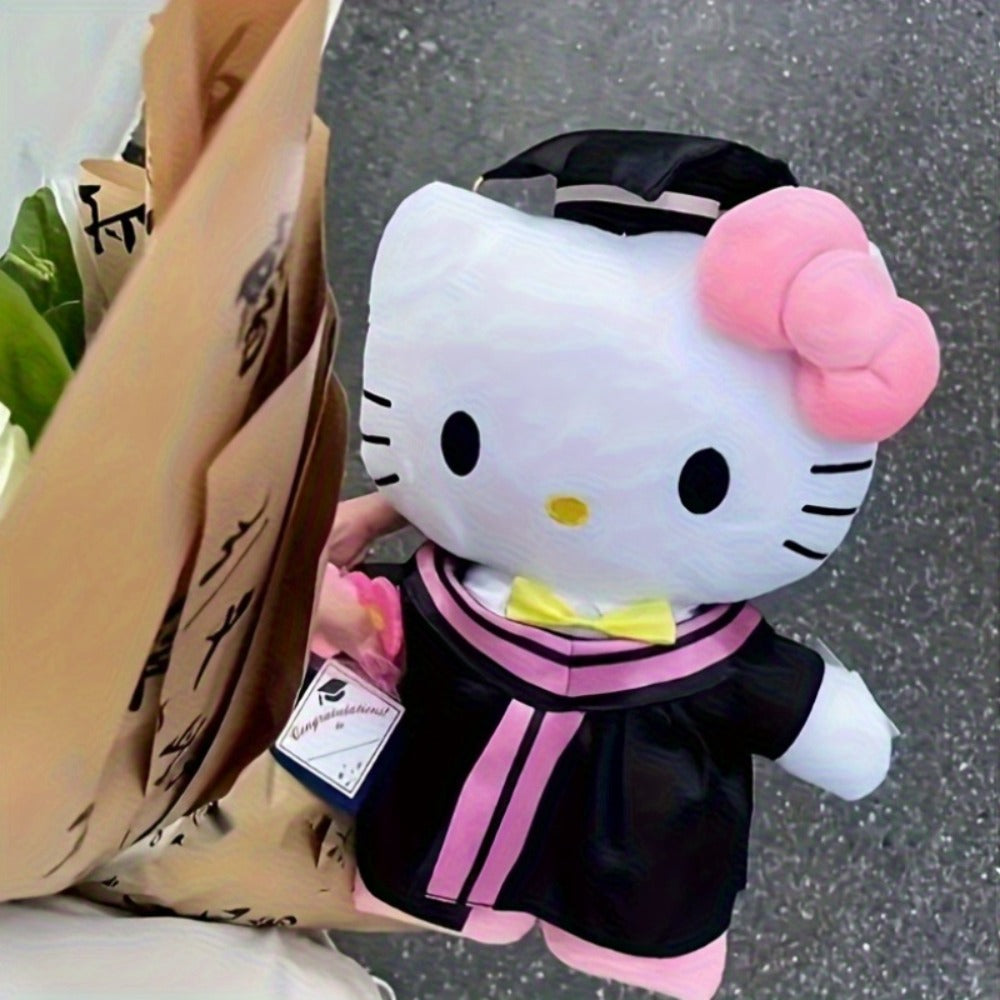 Hello Kitty Graduation Cap and Gown Set, Officially Licensed Sanrio Doctoral Cap & Bachelor Gown