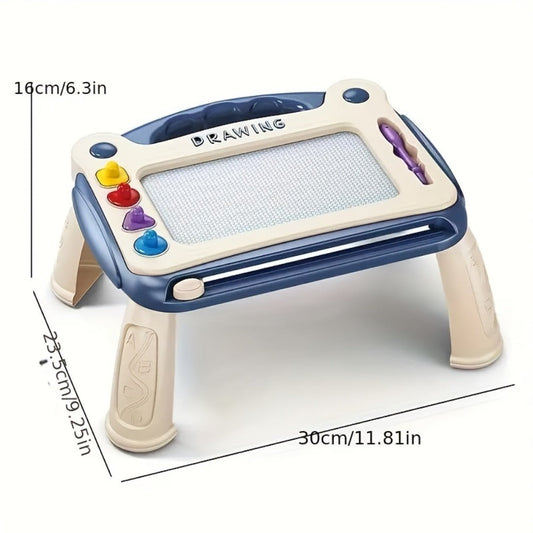 Kids Drawing Board Easel Upgraded with 4 Stamps & Paintbrush with the Listed Color, Size or Set Options for Everyday Use