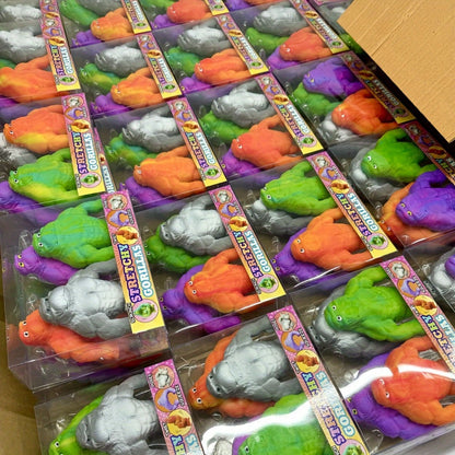 Squishy Monkey Stretchy Fidget Toy 4pcs, Mega Gorilla Squish & Stretch Stress Toy, PVA Sponge Filling