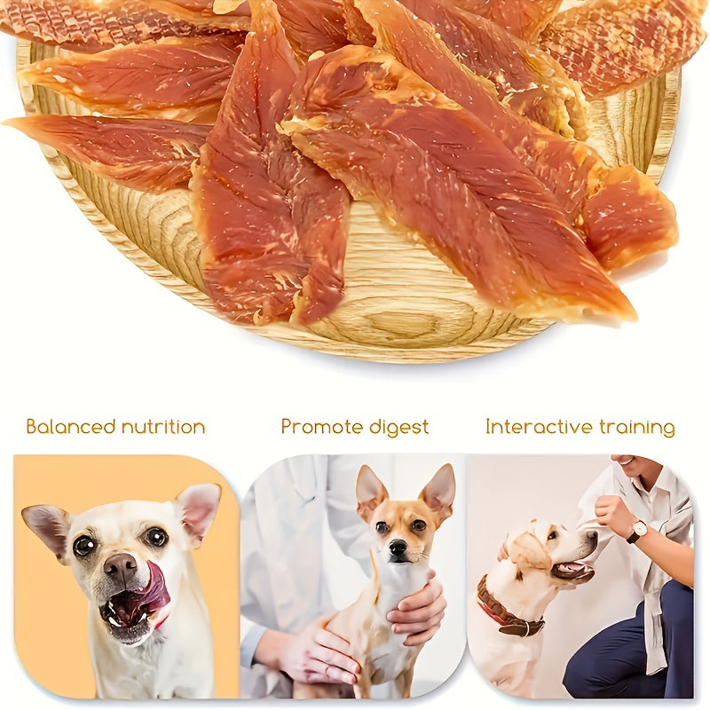Dog Treats BLACK DUCK Chicken Jerky in 100g, 200g and 500g Package Options for Reward-Time Portioning
