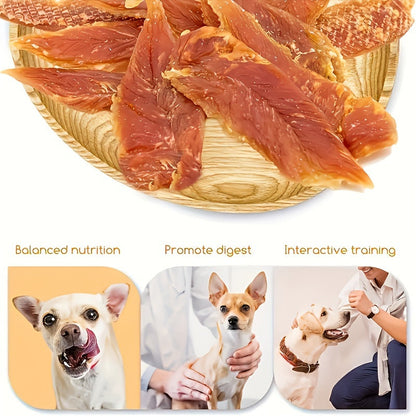 Dog Treats BLACK DUCK Chicken Jerky in 100g, 200g and 500g Package Options for Reward-Time Portioning