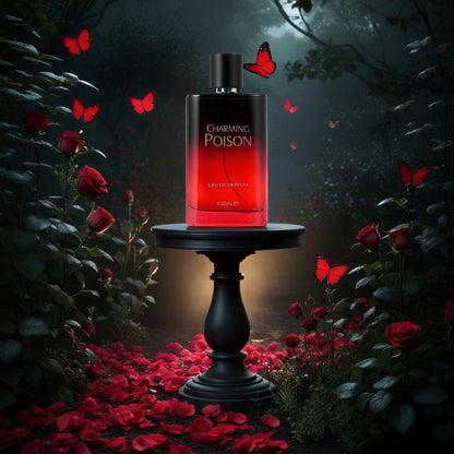 Women's Perfume Love Encounter Eau de Parfum with Romantic Floral Fragrance Profile in a Red Bottle