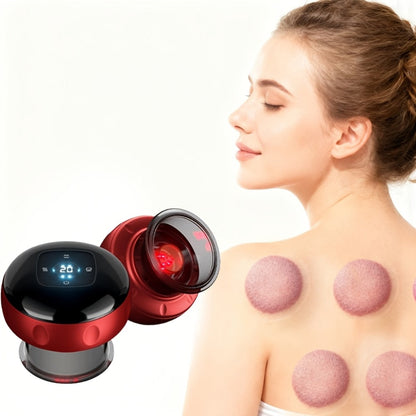 Electric Cupping Massager, Portable USB Rechargeable Gua Sha Scraping & Acupressure Device for Full Body
