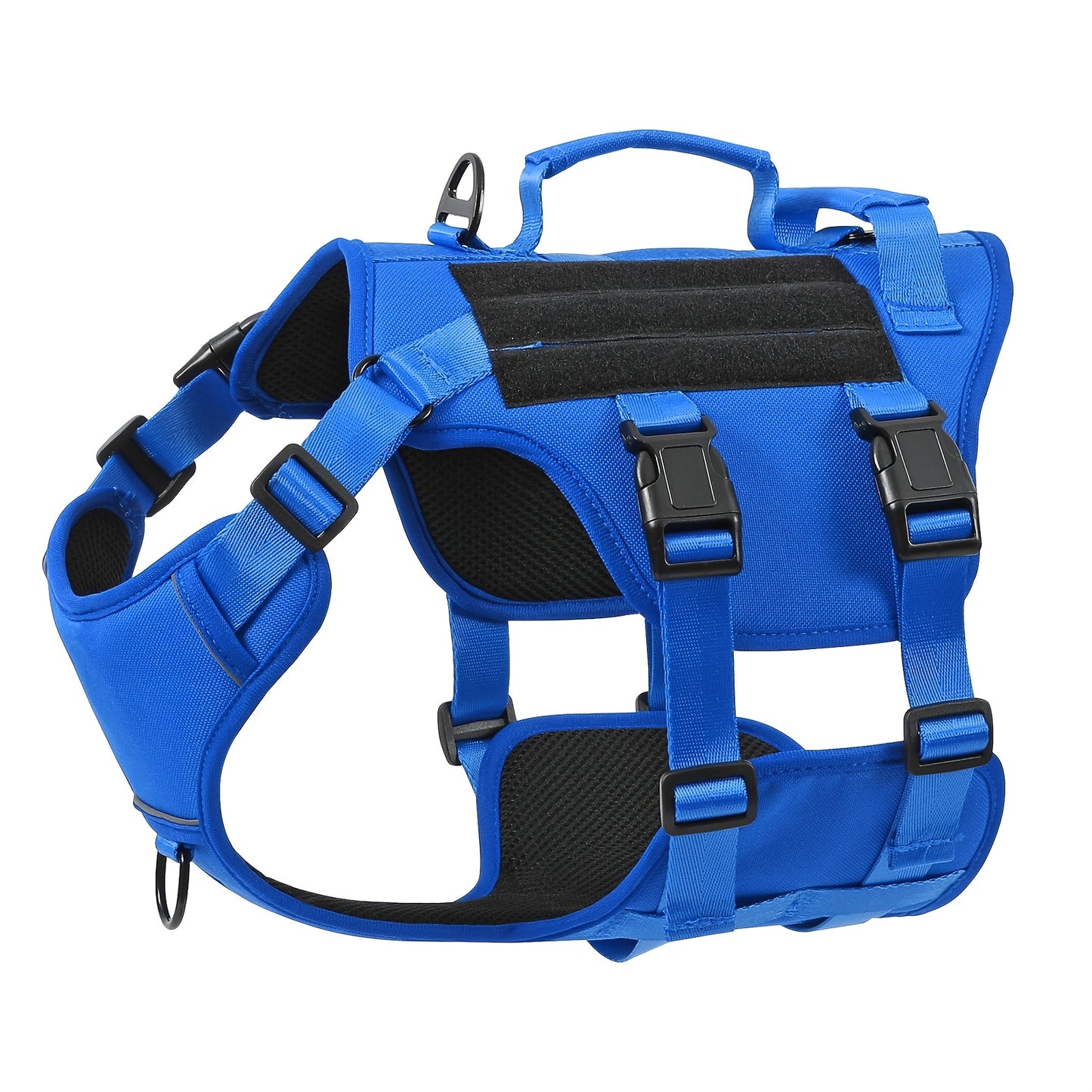 Escape Proof Dog Harness Soft Padded Full Body Vest – Reflective Adjustable No-Pull Harness with Lift Handle & Leash Clip for Large Dogs