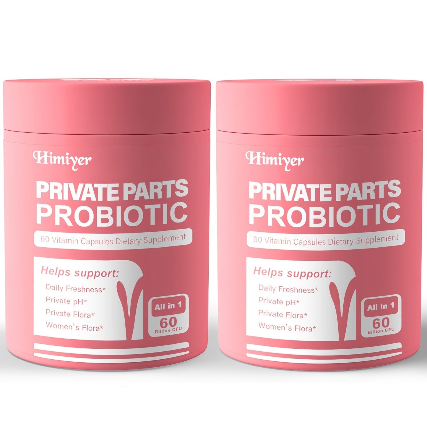 Women's Probiotic Capsules with Lactobacillus Acidophilus & Rhamnosus for Intimate Flora Balance