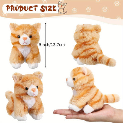 Kitten Stuffed Animal Plush Bulk 16 Pack 5 Inch, Assorted Cute Cat Plush Toys for Party Favors, Birthday Gifts